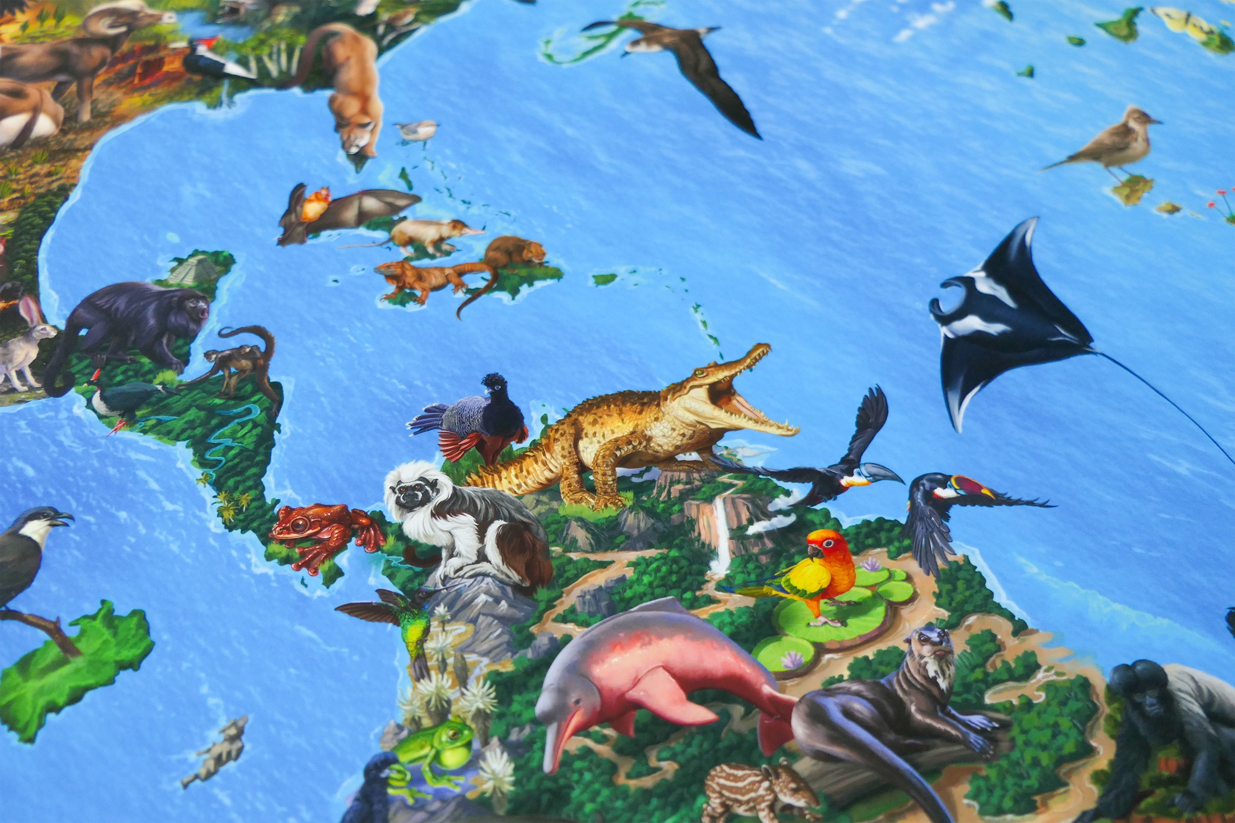 Endangered Species Nr. 2: The World Map – Art Poster undefined